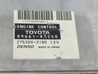 2008-2009 Toyota Prius PCM Engine Control Computer ECU ECM PCU OEM P/N:89661-47250 Fits Fits 2008 2009 OEM Used Auto Parts -