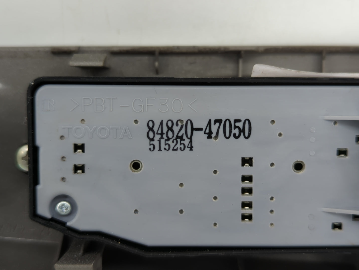 2004-2009 Toyota Prius Master Power Window Switch Replacement Driver Side Left P/N:74231-47090 84820-47021 Fits OEM Used Aut