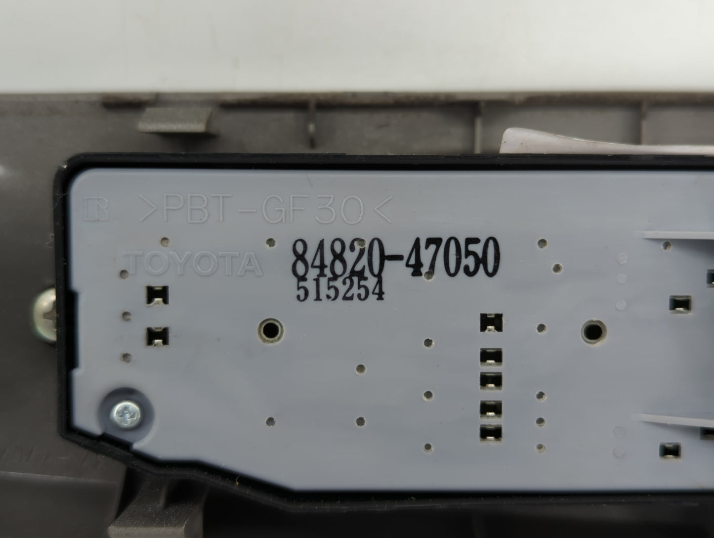 2004-2009 Toyota Prius Master Power Window Switch Replacement Driver Side Left P/N:74231-47090 84820-47021 Fits OEM Used Aut