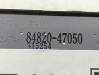 2004-2009 Toyota Prius Master Power Window Switch Replacement Driver Side Left P/N:74231-47090 84820-47021 Fits OEM Used Aut