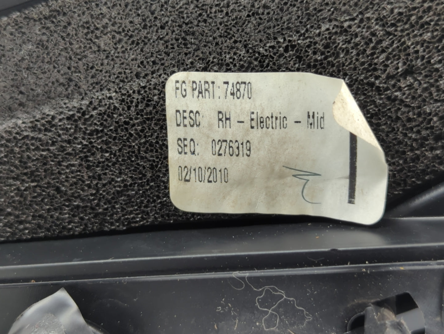 2008-2009 Toyota Prius Driver Side View Mirror - Left Door Mirror OEM Used - Oemusedautoparts1.com