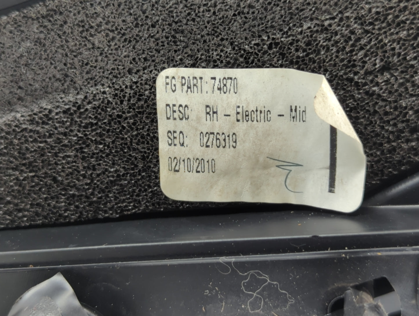 2008-2009 Toyota Prius Driver Side View Mirror - Left Door Mirror OEM Used - Oemusedautoparts1.com