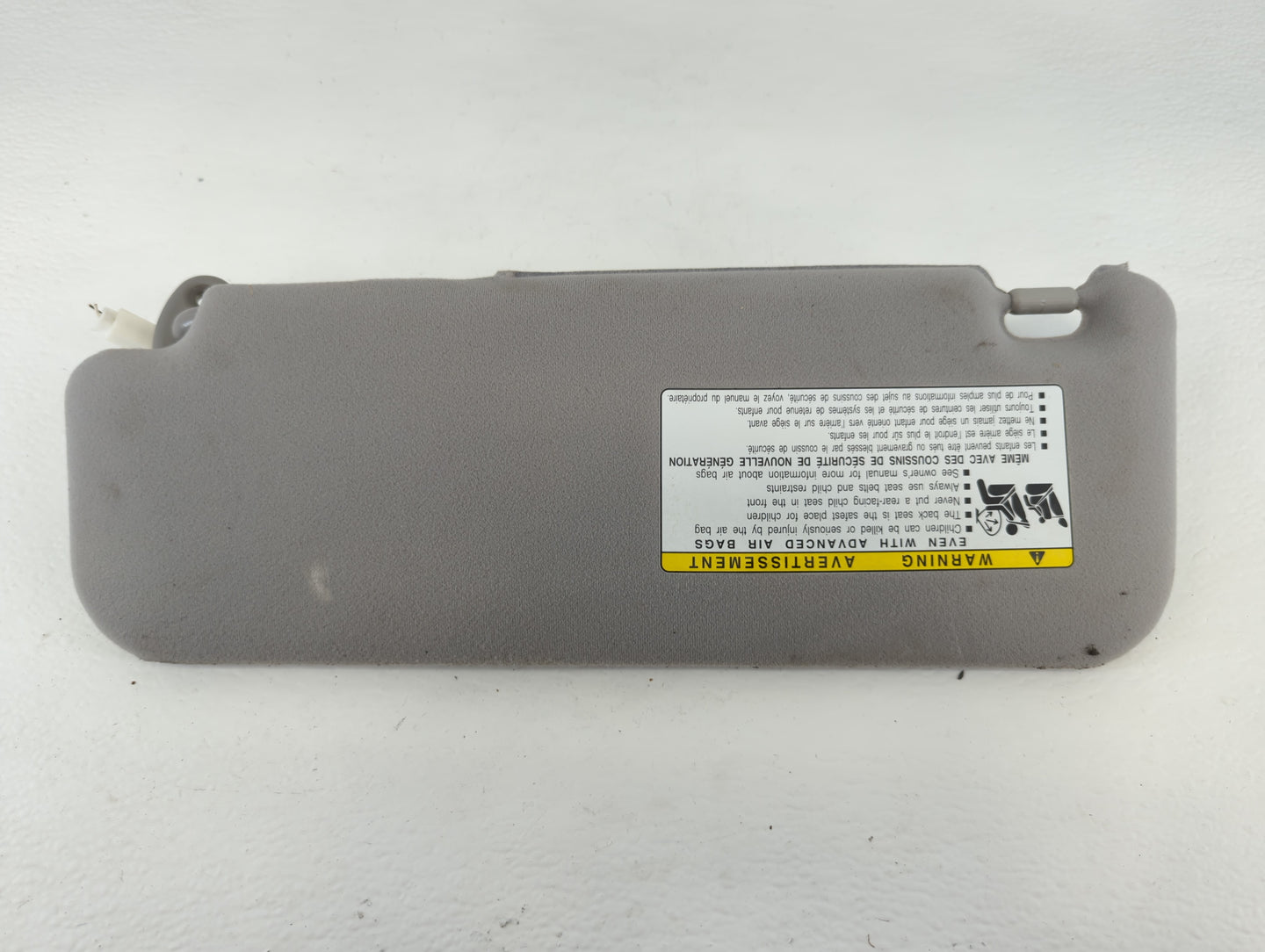 2006-2009 Toyota Prius Sun Visor Shade Replacement Passenger Right Mirror Fits Fits 2006 2007 2008 2009 OEM Used Auto Parts 