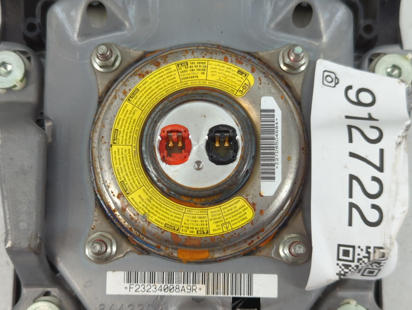 2006-2009 Toyota Prius Air Bag Driver Left Steering Wheel Mounted P/N:8442202 Fits Fits 2006 2007 2008 2009 OEM Used Auto Pa