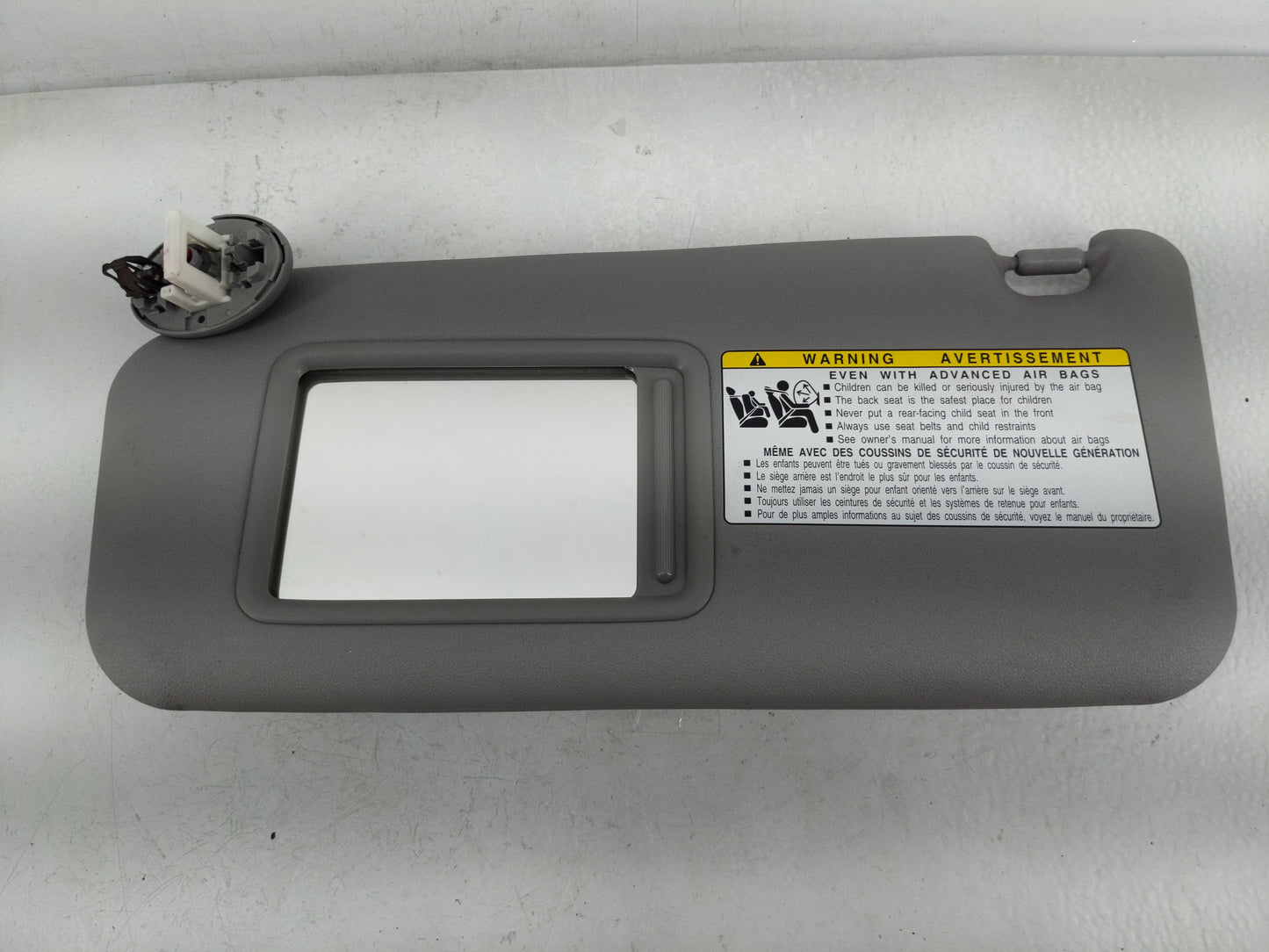 2006-2009 Toyota Rav4 Sun Visor Shade Replacement Driver Left Mirror Fits Fits 2006 2007 2008 2009 OEM Used Auto Parts - Oem