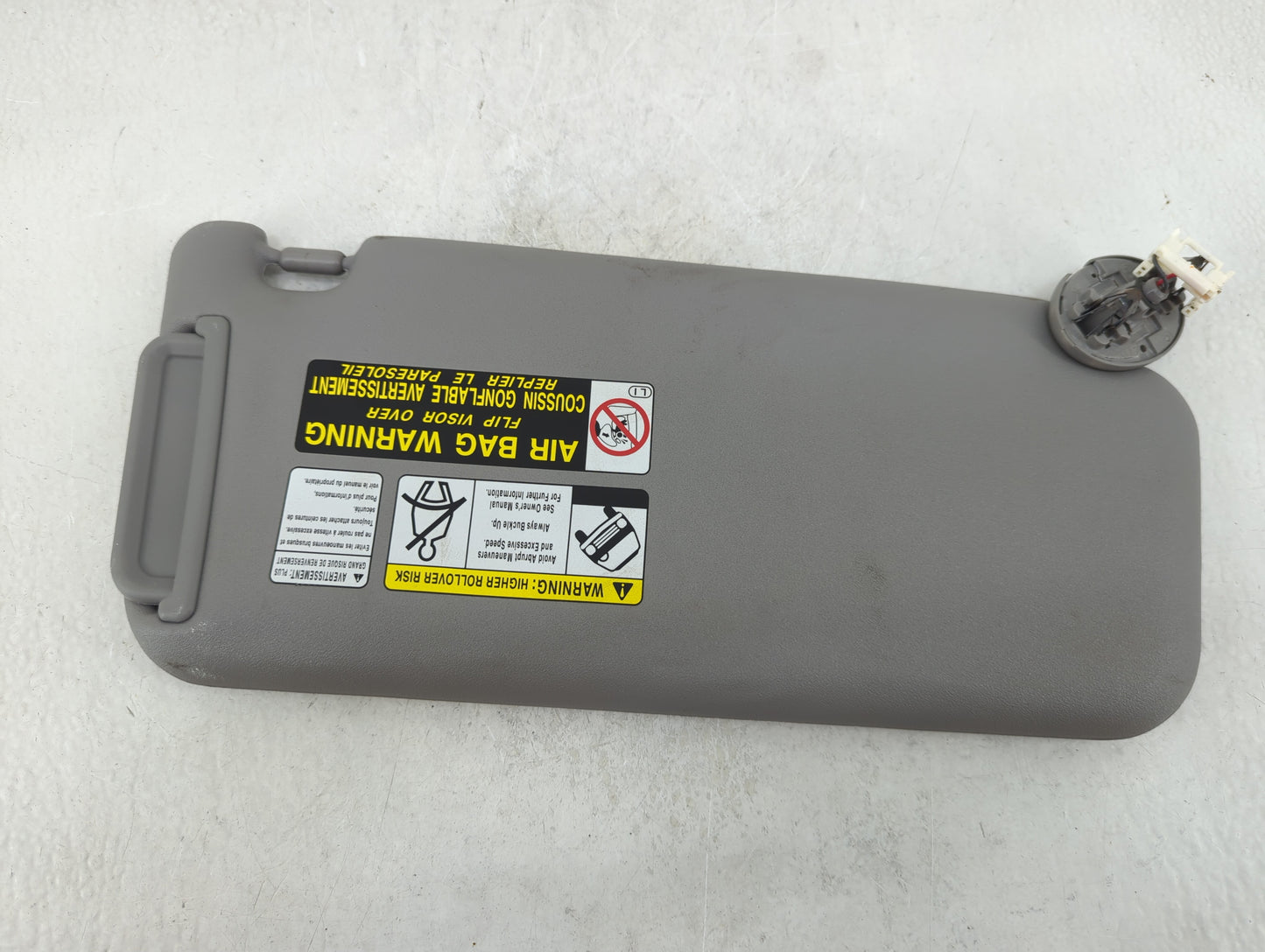 2006-2009 Toyota Rav4 Sun Visor Shade Replacement Driver Left Mirror Fits Fits 2006 2007 2008 2009 OEM Used Auto Parts - Oem
