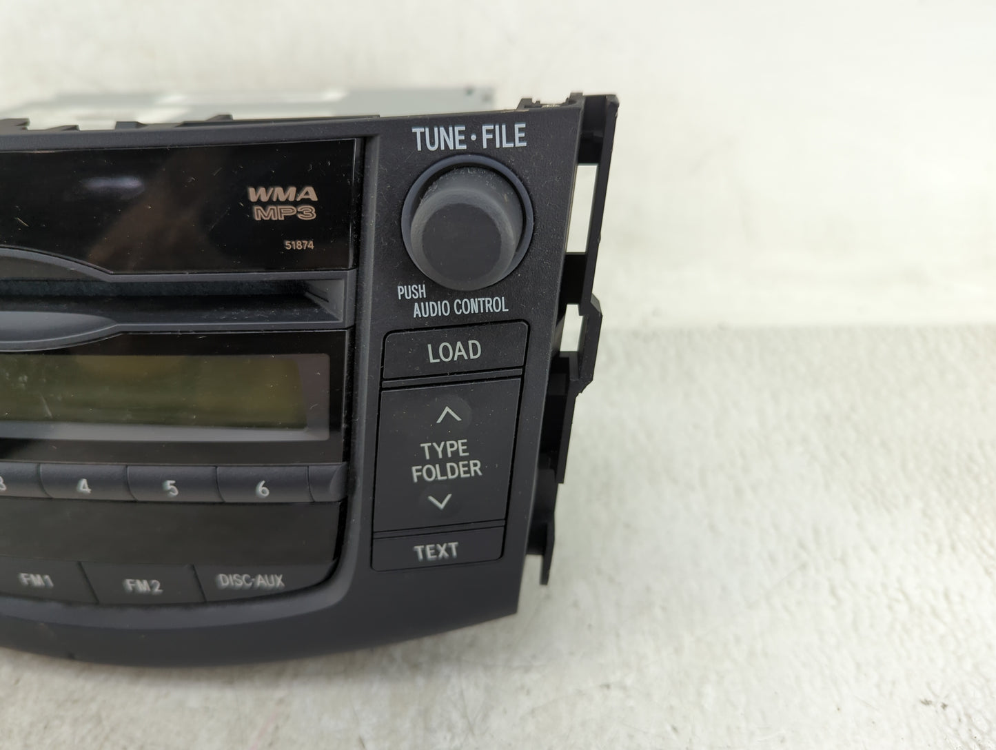 2009-2011 Toyota Rav4 Radio AM FM Cd Player Receiver Replacement P/N:86120-42300 Fits Fits 2009 2010 2011 OEM Used Auto Part