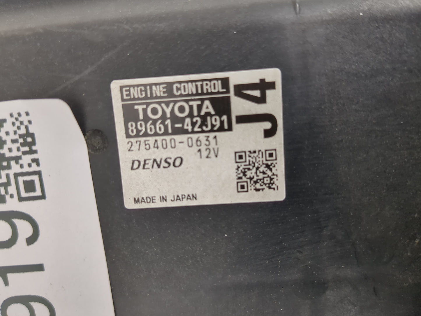 2009-2010 Toyota Rav4 PCM Engine Control Computer ECU ECM PCU OEM P/N:89661-42J91 Fits Fits 2009 2010 OEM Used Auto Parts - 