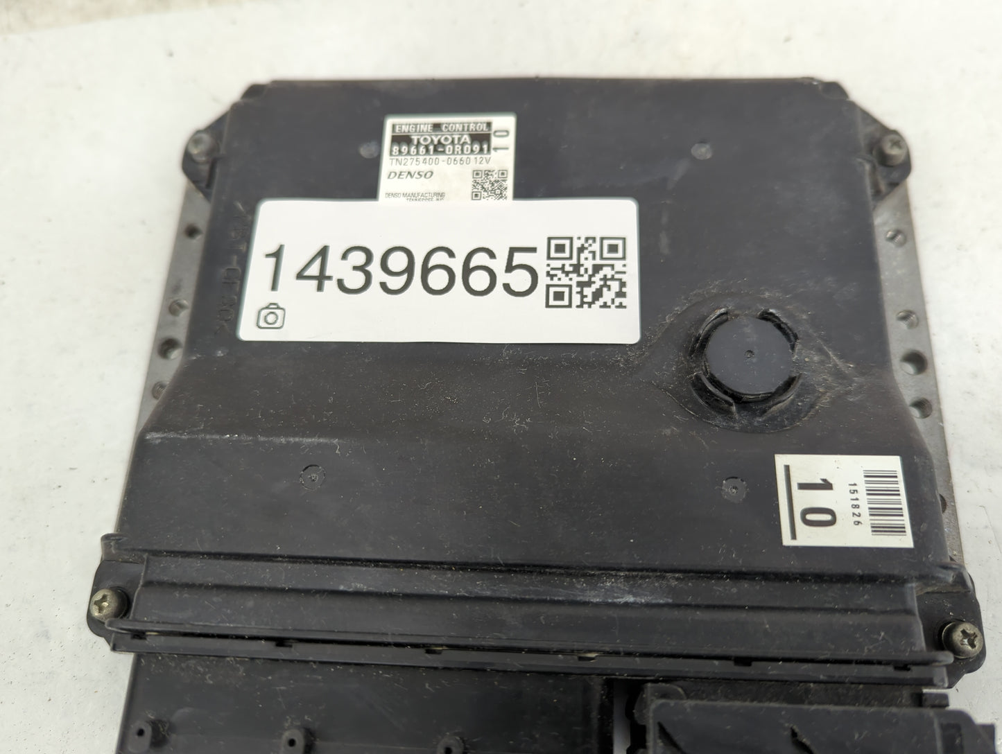 2009-2010 Toyota Rav4 PCM Engine Control Computer ECU ECM PCU OEM P/N:89661-0R091 TN275400-0660 Fits Fits 2009 2010 OEM Used