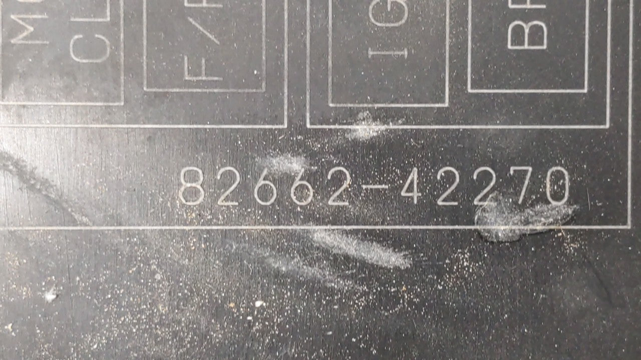 2006-2012 Toyota Rav4 Fusebox Fuse Box Panel Relay Module P/N:82662-0R030 82662-42171 Fits Fits 2006 2007 2008 2009 2010 201