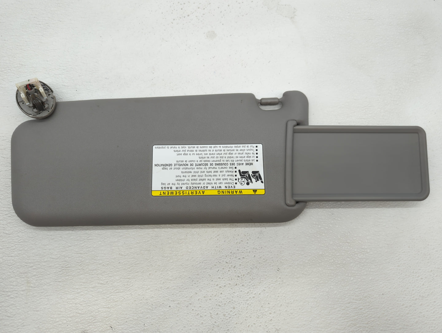 2006-2009 Toyota Rav4 Sun Visor Shade Replacement Passenger Right Mirror Fits Fits 2006 2007 2008 2009 OEM Used Auto Parts -