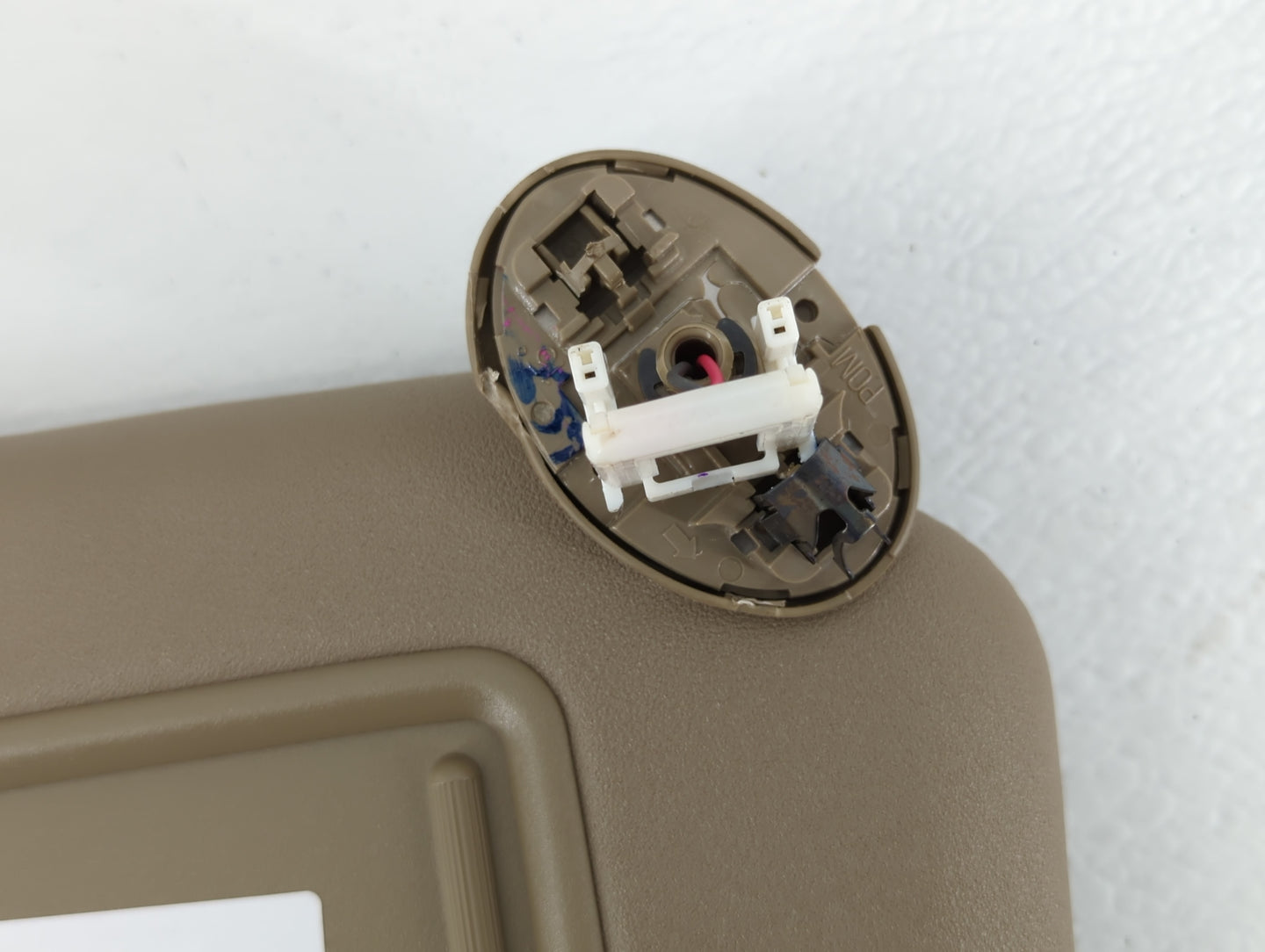 2006-2009 Toyota Rav4 Sun Visor Shade Replacement Passenger Right Mirror Fits Fits 2006 2007 2008 2009 OEM Used Auto Parts -