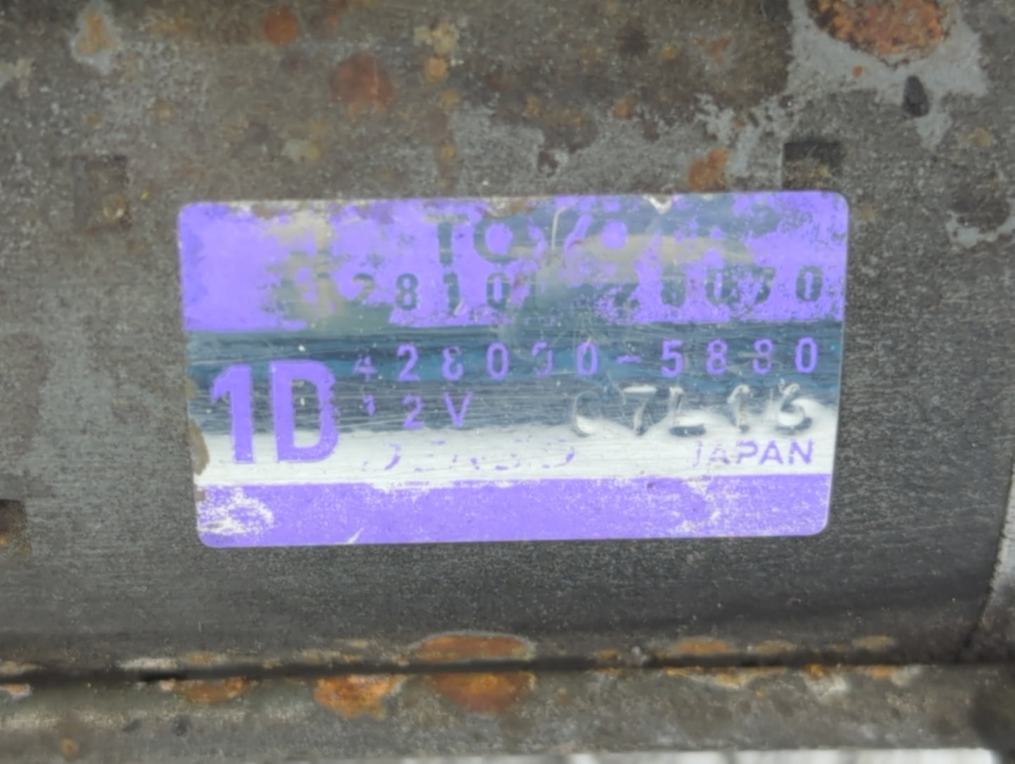 2009-2018 Toyota Rav4 Car Starter Motor Solenoid OEM P/N:428000-5880 Fits Fits 2009 2010 2011 2012 2016 2018 2019 2020 2021 