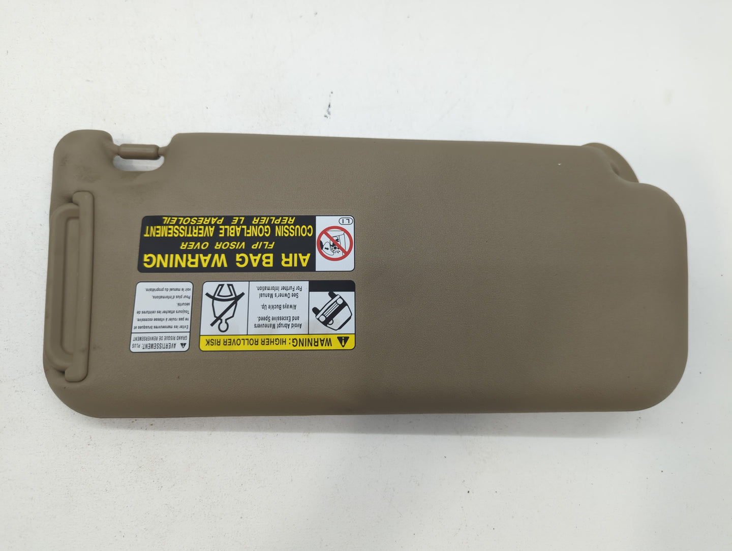 2006-2009 Toyota Rav4 Sun Visor Shade Replacement Driver Left Mirror Fits Fits 2006 2007 2008 2009 OEM Used Auto Parts - Oem