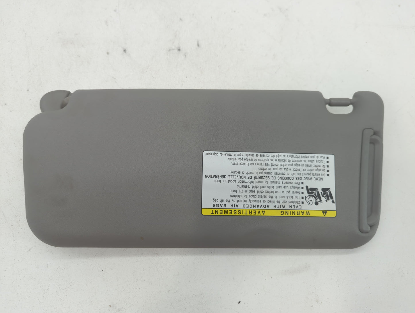 2006-2009 Toyota Rav4 Sun Visor Shade Replacement Passenger Right Mirror Fits Fits 2006 2007 2008 2009 OEM Used Auto Parts -