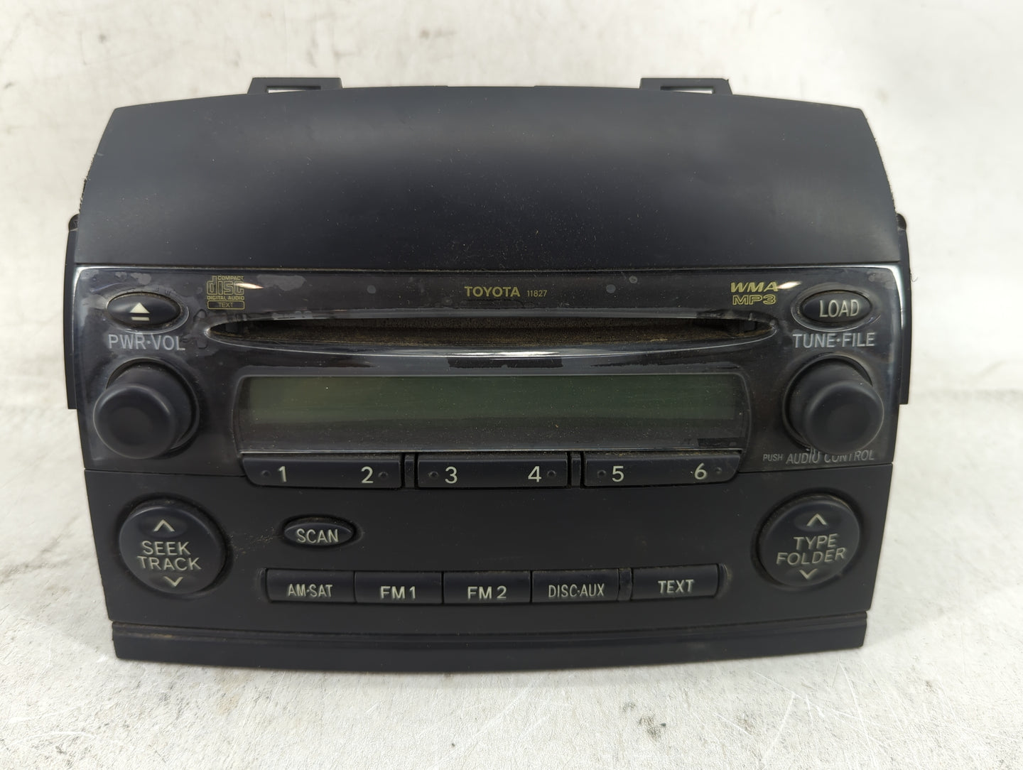 2008-2010 Toyota Sienna Radio AM FM Cd Player Receiver Replacement P/N:11827 Fits Fits 2008 2009 2010 OEM Used Auto Parts - 