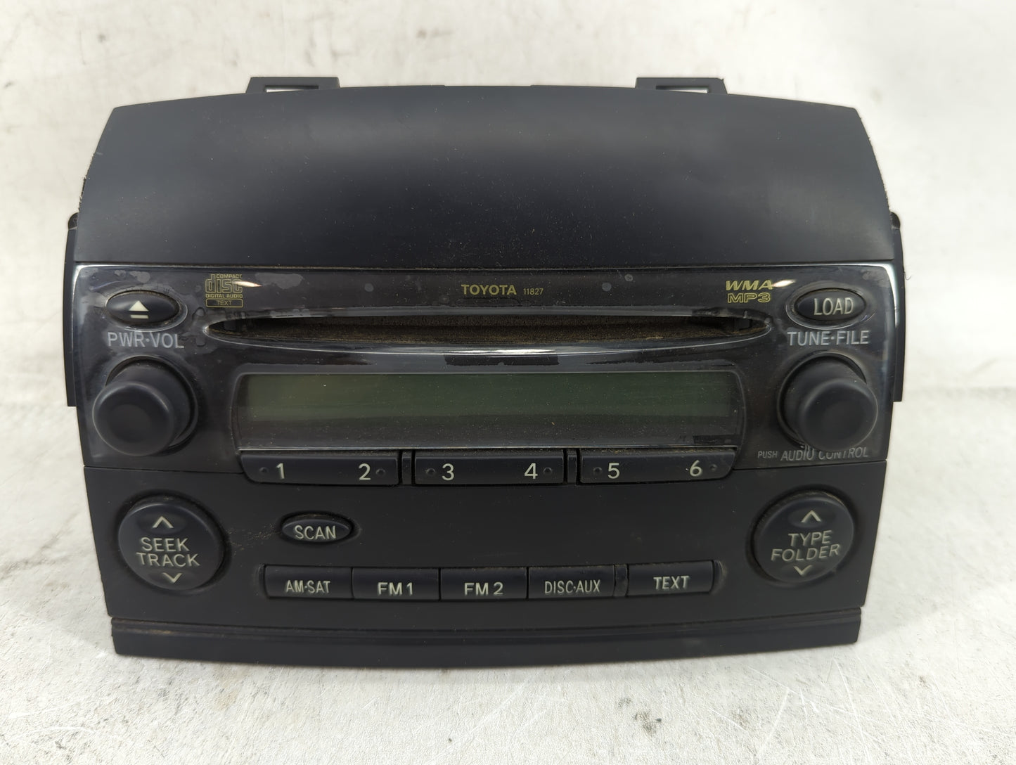 2008-2010 Toyota Sienna Radio AM FM Cd Player Receiver Replacement P/N:11827 Fits Fits 2008 2009 2010 OEM Used Auto Parts - 