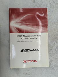 2009 Toyota Sienna Owners Manual Book Guide P/N:OM45454U 01999-45454 OEM Used Auto Parts - Oemusedautoparts1.com