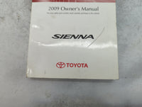 2009 Toyota Sienna Owners Manual Book Guide P/N:OM45452U 01999-45452 OEM Used Auto Parts - Oemusedautoparts1.com