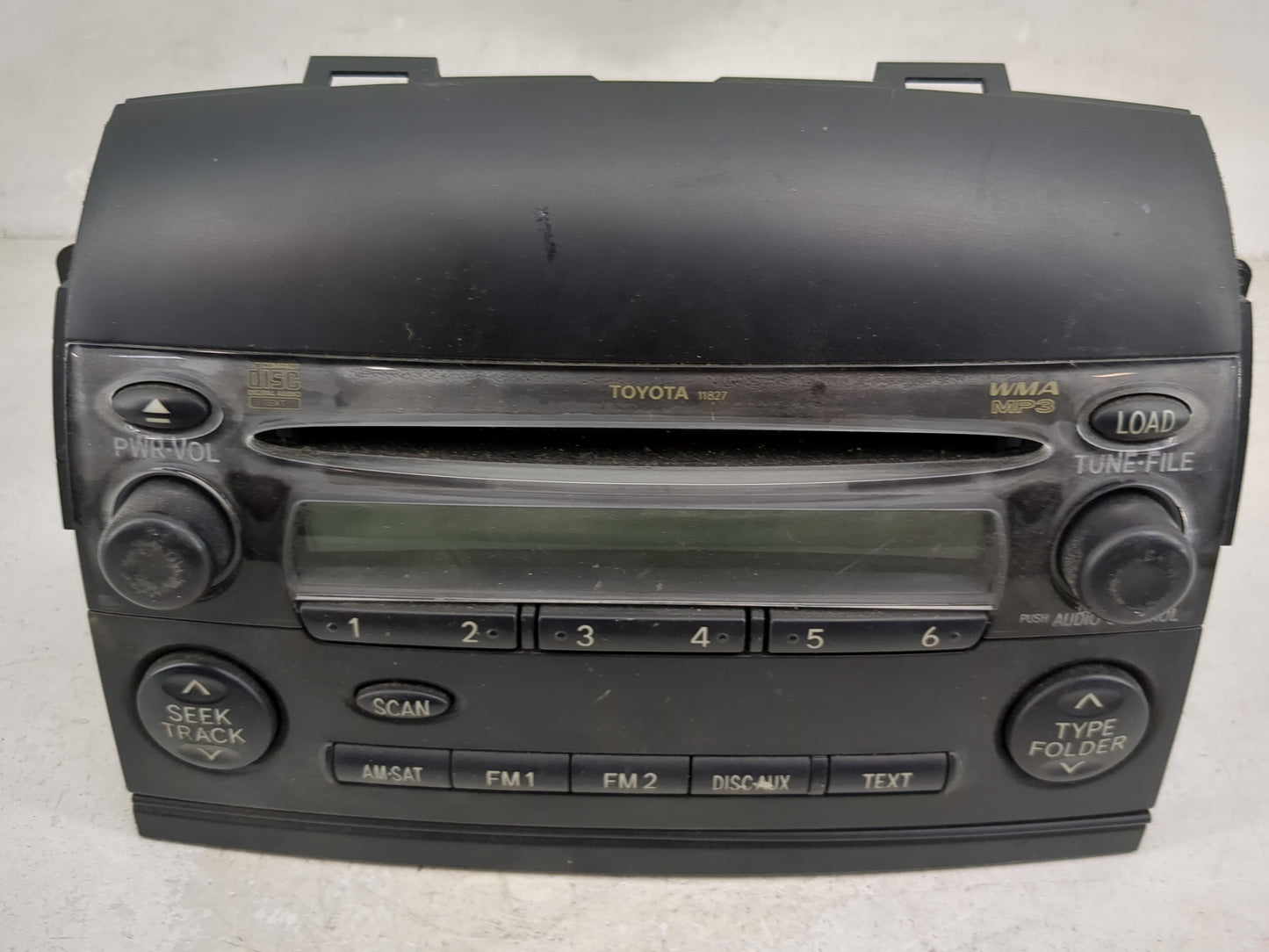 2008-2010 Toyota Sienna Radio AM FM Cd Player Receiver Replacement P/N:CN5205RDO100 121861-973 Fits Fits 2008 2009 2010 OEM 