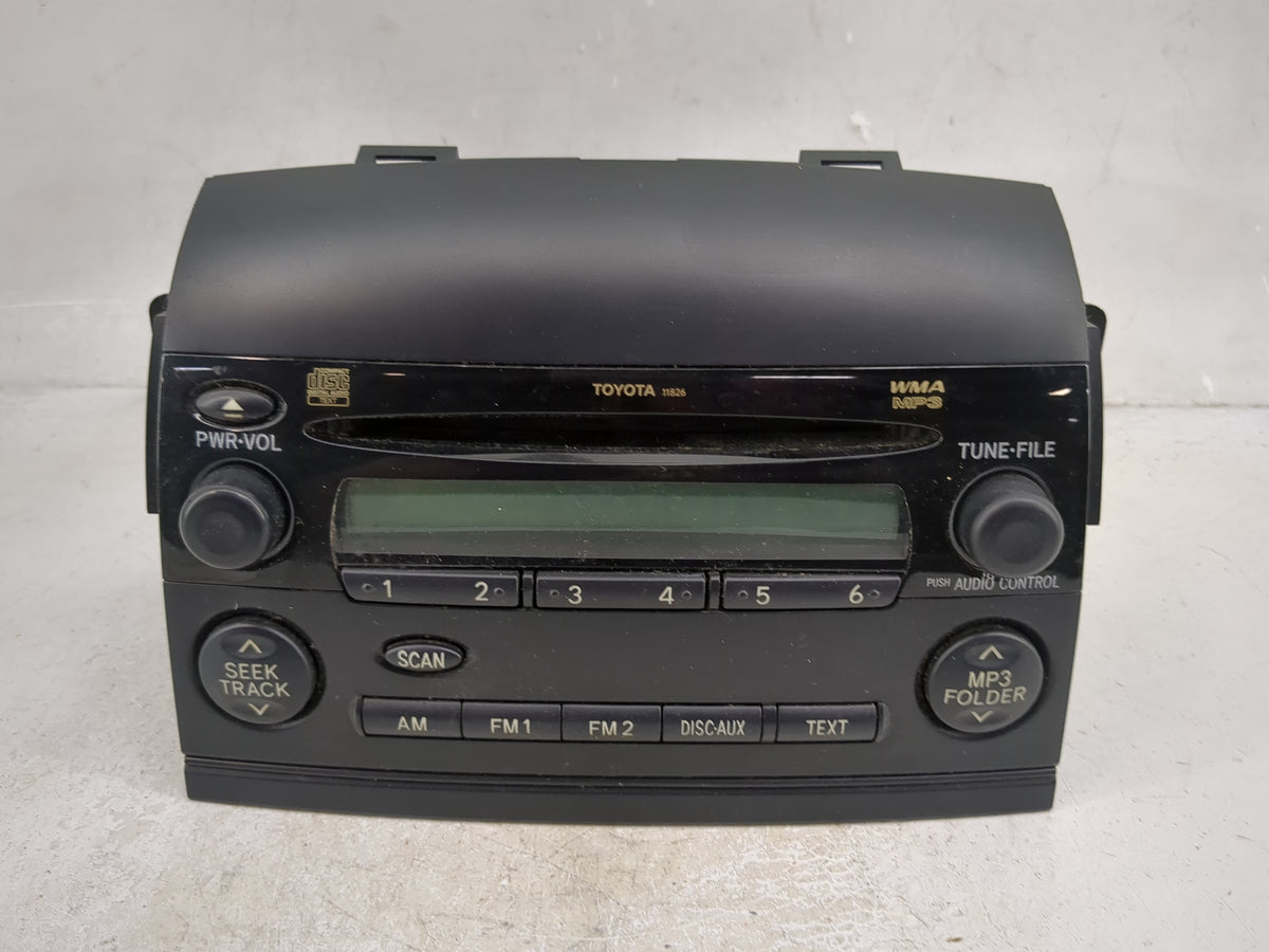 2008-2010 Toyota Sienna Radio AM FM Cd Player Receiver Replacement P/N:86120-08220 123000-0760D101 Fits Fits 2008 2009 2010 