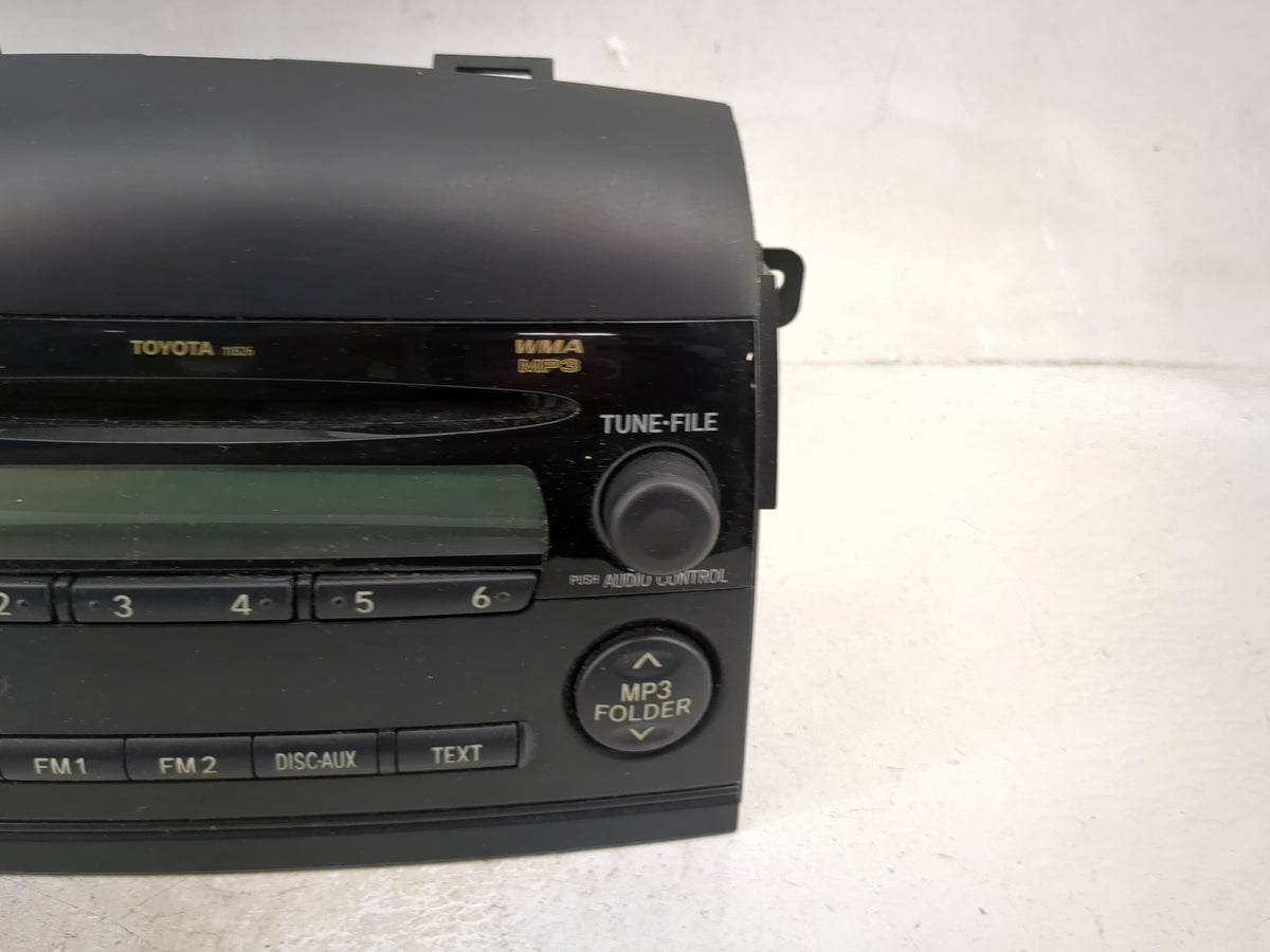 2008-2010 Toyota Sienna Radio AM FM Cd Player Receiver Replacement P/N:86120-08220 123000-0760D101 Fits Fits 2008 2009 2010 