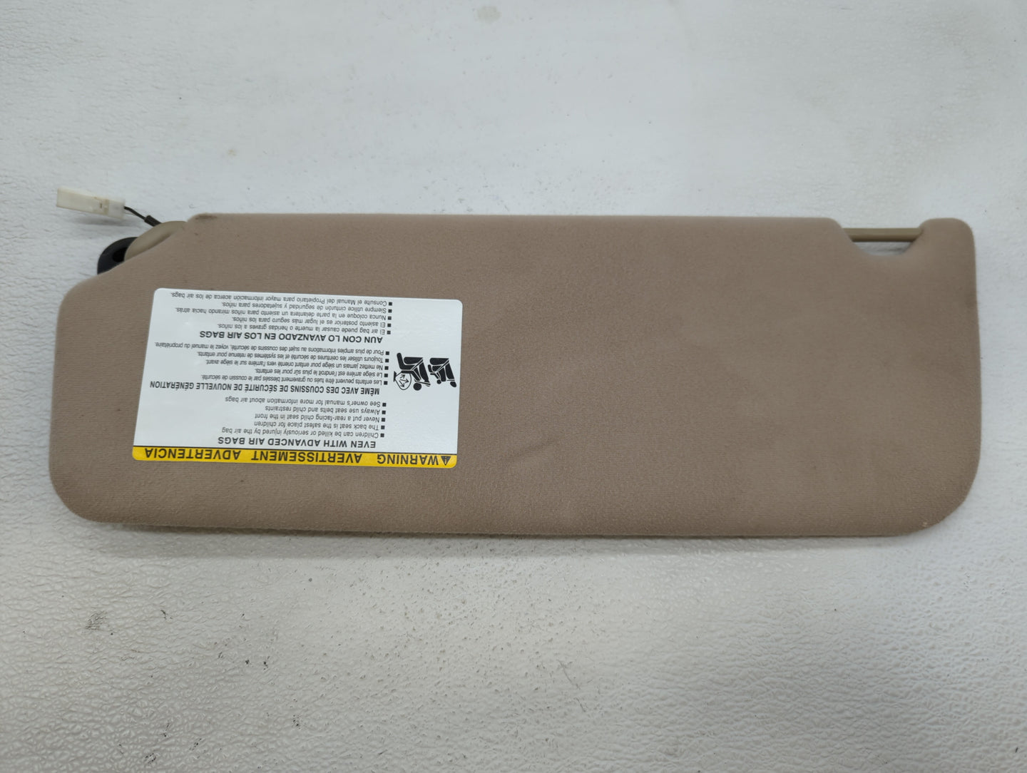 2005-2010 Toyota Sienna Sun Visor Shade Replacement Passenger Right Mirror Fits Fits 2005 2006 2007 2008 2009 2010 OEM Used 