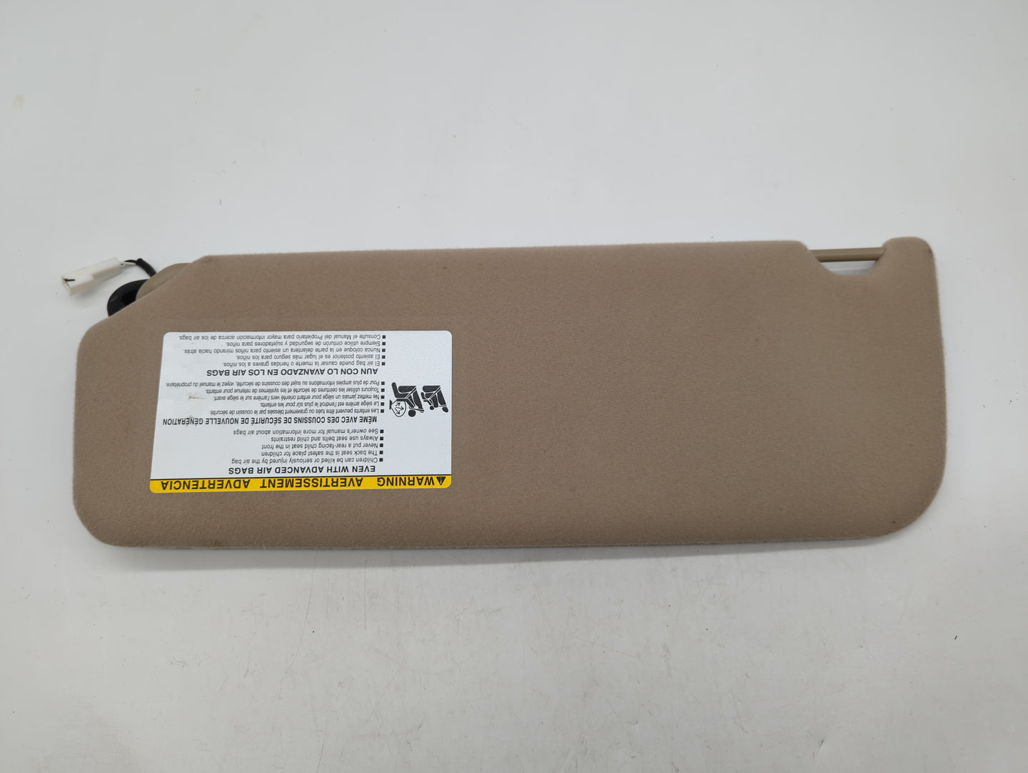 2005-2010 Toyota Sienna Sun Visor Shade Replacement Passenger Right Mirror Fits Fits 2005 2006 2007 2008 2009 2010 OEM Used 