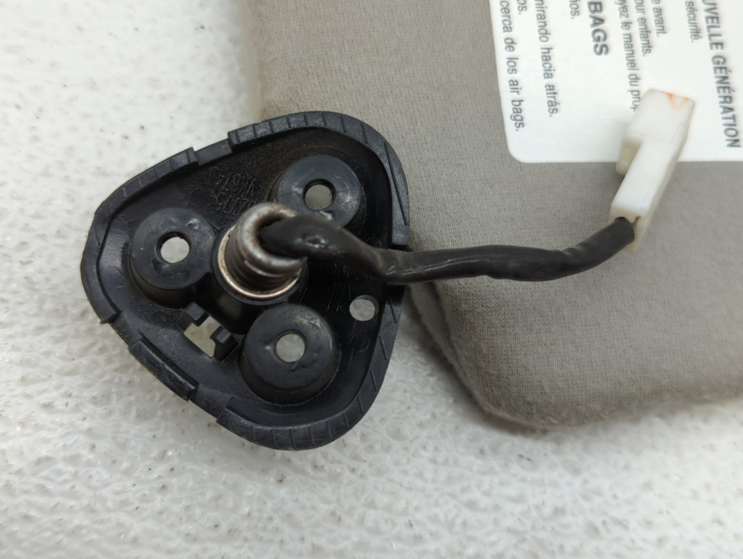 2005-2010 Toyota Sienna Sun Visor Shade Replacement Passenger Right Mirror Fits Fits 2005 2006 2007 2008 2009 2010 OEM Used 