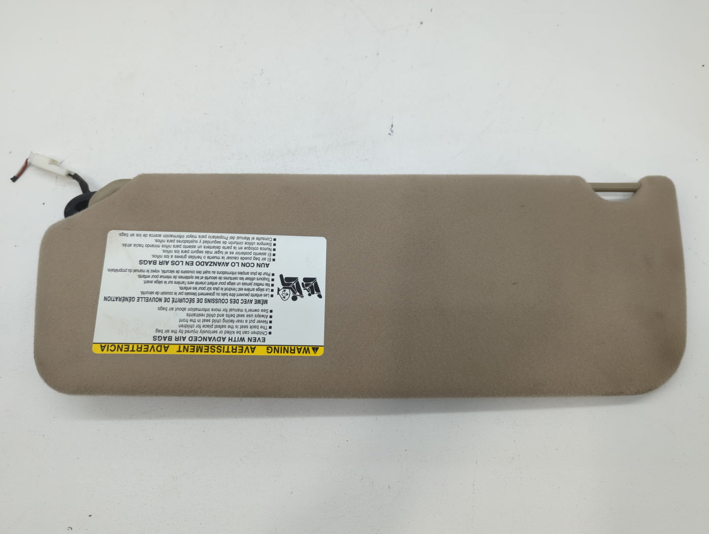 2005-2010 Toyota Sienna Sun Visor Shade Replacement Passenger Right Mirror Fits Fits 2005 2006 2007 2008 2009 2010 OEM Used 