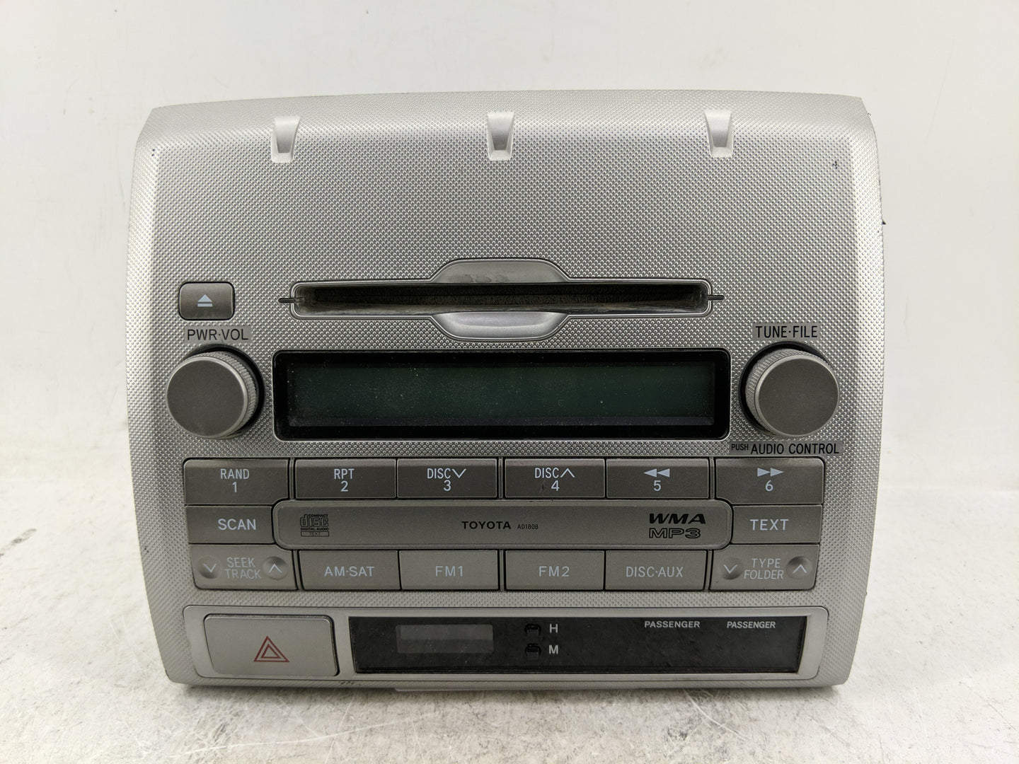 2009 Toyota Tacoma Radio AM FM Cd Player Receiver Replacement Fits OEM Used Auto Parts - Oemusedautoparts1.com