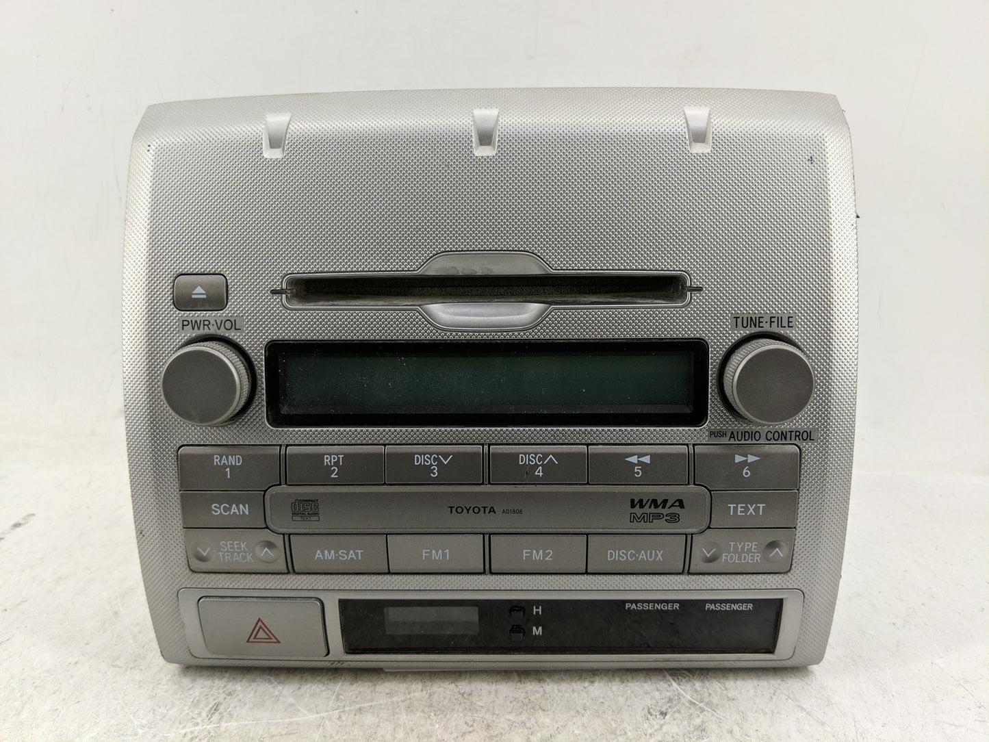 2009 Toyota Tacoma Radio AM FM Cd Player Receiver Replacement Fits OEM Used Auto Parts - Oemusedautoparts1.com