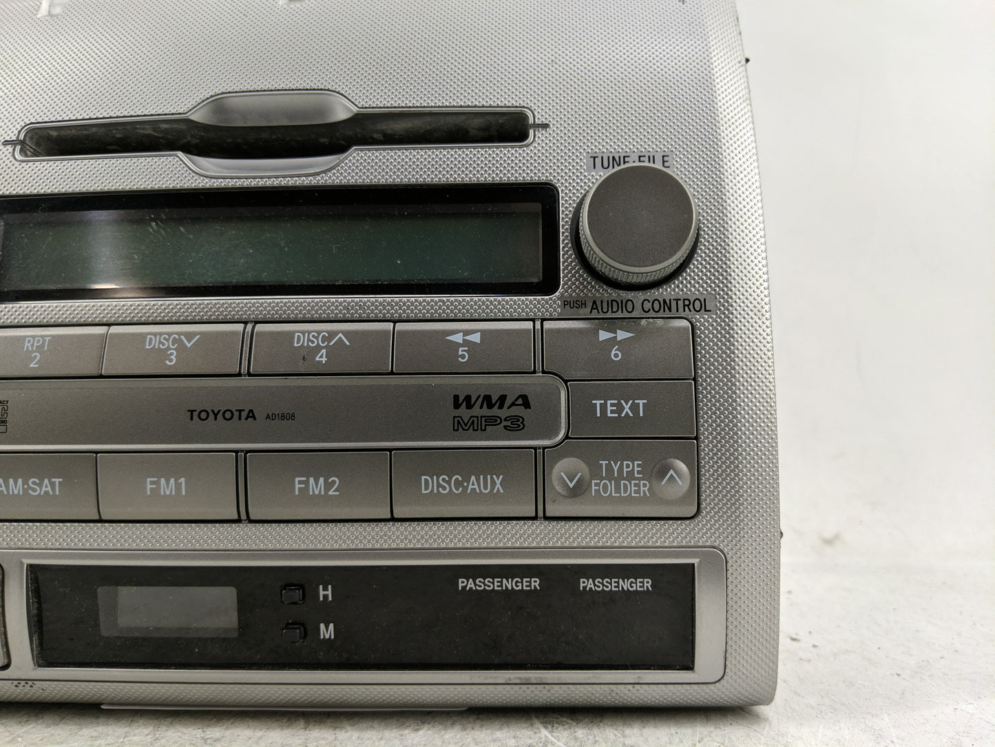 2009 Toyota Tacoma Radio AM FM Cd Player Receiver Replacement Fits OEM Used Auto Parts - Oemusedautoparts1.com