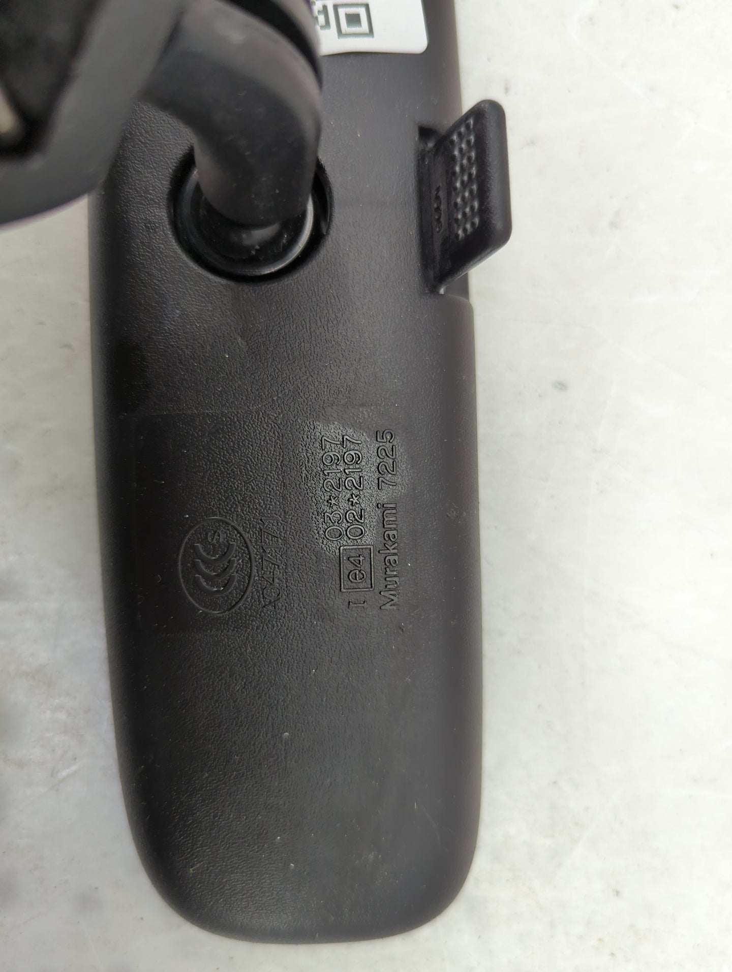 2006-2016 Toyota Yaris Interior Rear View Mirror Replacement OEM Fits OEM Used Auto Parts - Oemusedautoparts1.com