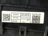 2006-2011 Toyota Yaris Fusebox Fuse Box Panel Relay Module P/N:82662-52301 Fits Fits 2006 2007 2008 2009 2010 2011 OEM Used 