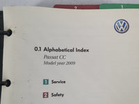2009 Volkswagen Cc Owners Manual Book Guide OEM Used Auto Parts - Oemusedautoparts1.com