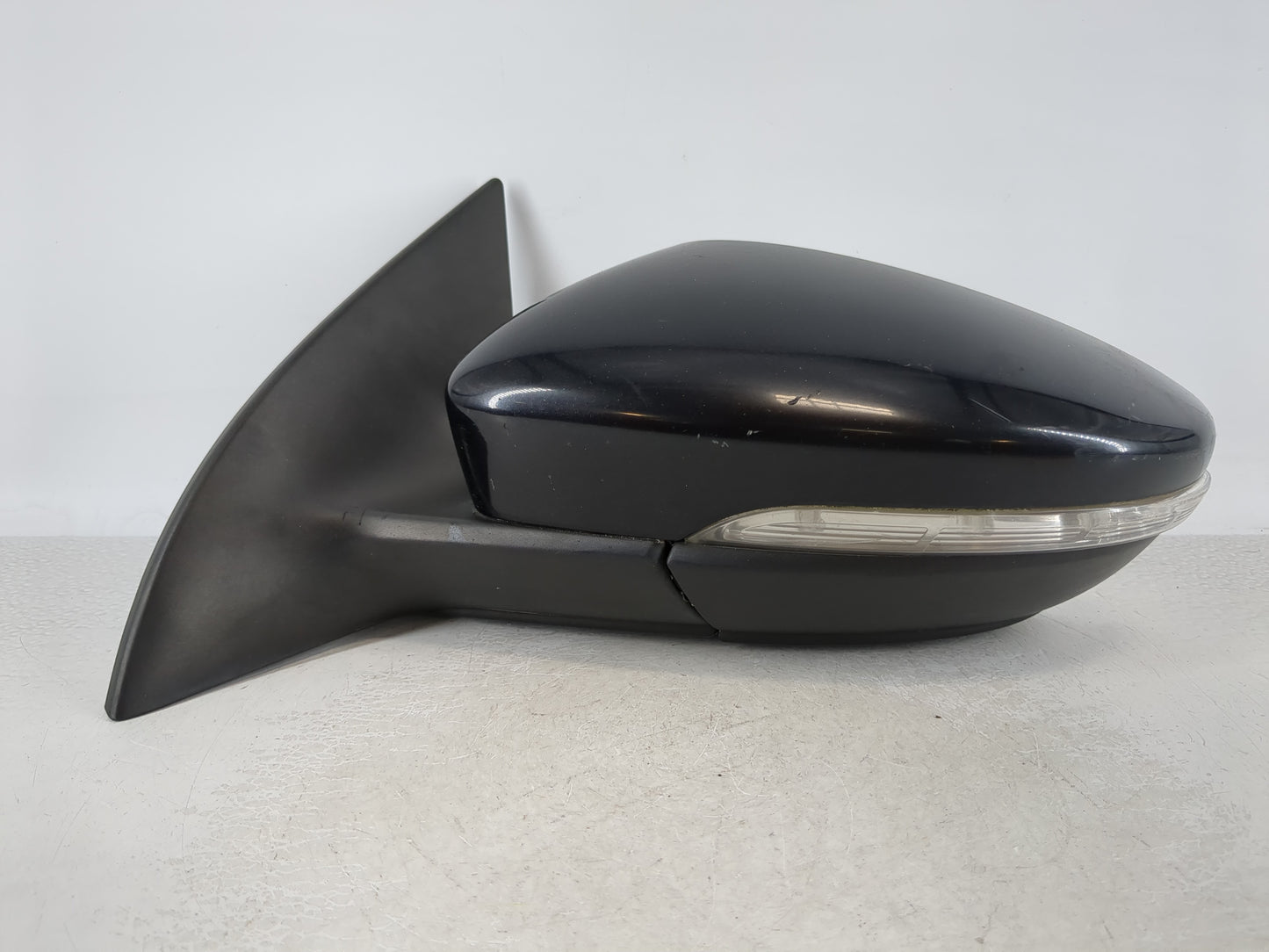 2009 Volkswagen Cc Driver Left Side View Manual Door Mirror Black - Oemusedautoparts1.com