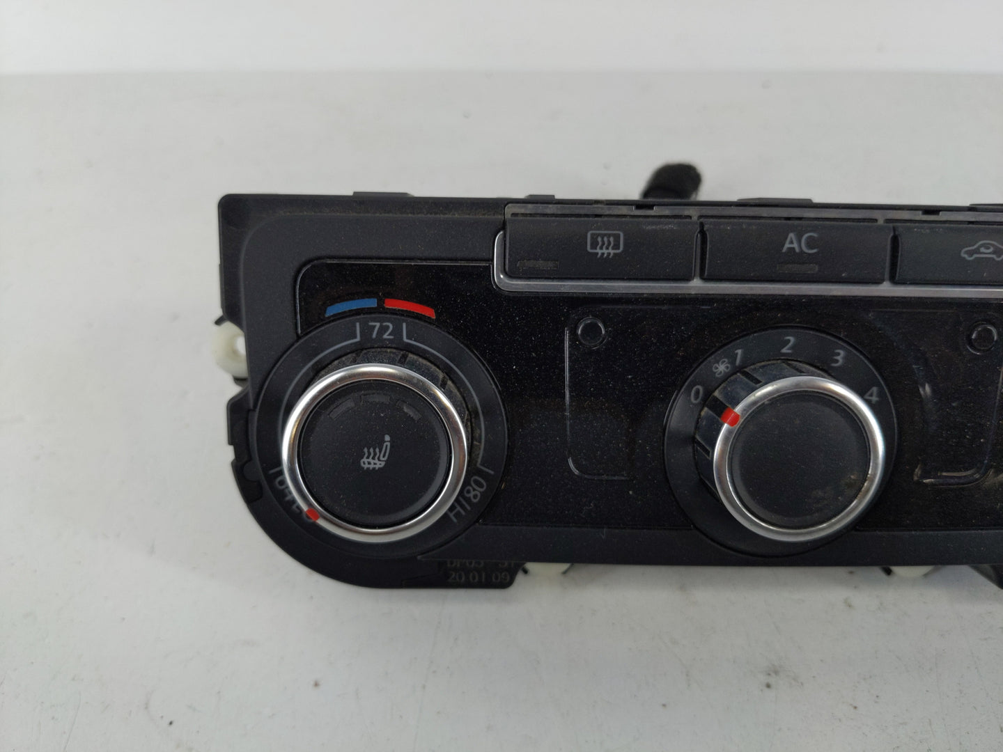 2009 Volkswagen Cc Climate Control Module Temperature AC/Heater Replacement P/N:5HB 009 751 -07 Fits OEM Used Auto Parts - O