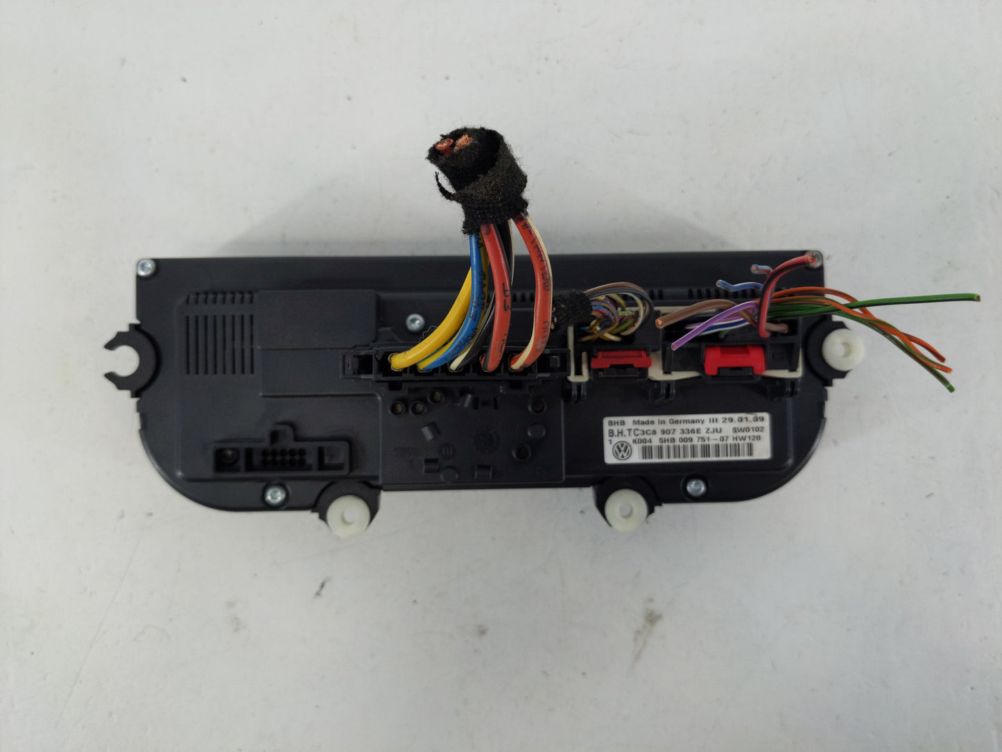 2009 Volkswagen Cc Climate Control Module Temperature AC/Heater Replacement P/N:5HB 009 751 -07 Fits OEM Used Auto Parts - O
