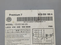 2009-2013 Volkswagen Cc Radio AM FM Cd Player Receiver Replacement P/N:3C8 035 180 A Fits OEM Used Auto Parts - Oemusedautop