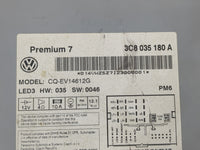 2009-2013 Volkswagen Cc Radio AM FM Cd Player Receiver Replacement P/N:3C8 035 180 A Fits OEM Used Auto Parts - Oemusedautop