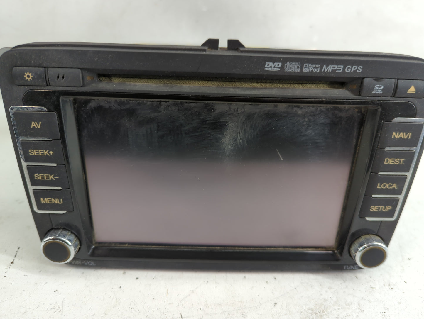 2009-2013 Volkswagen Cc Radio AM FM Cd Player Receiver Replacement P/N:E7507BNAVI-0 Fits OEM Used Auto Parts - Oemusedautopa