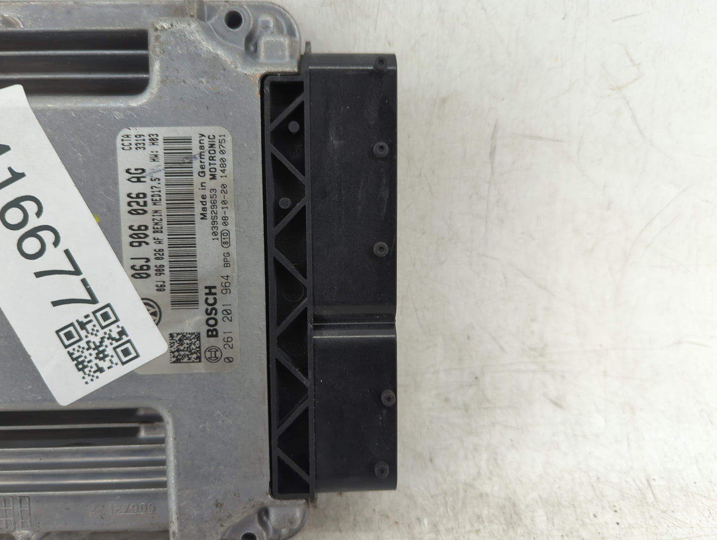 2009 Volkswagen Cc PCM Engine Control Computer ECU ECM PCU OEM P/N:06J 906 026 AG 0 251 201 964 Fits Fits 2008 OEM Used Auto