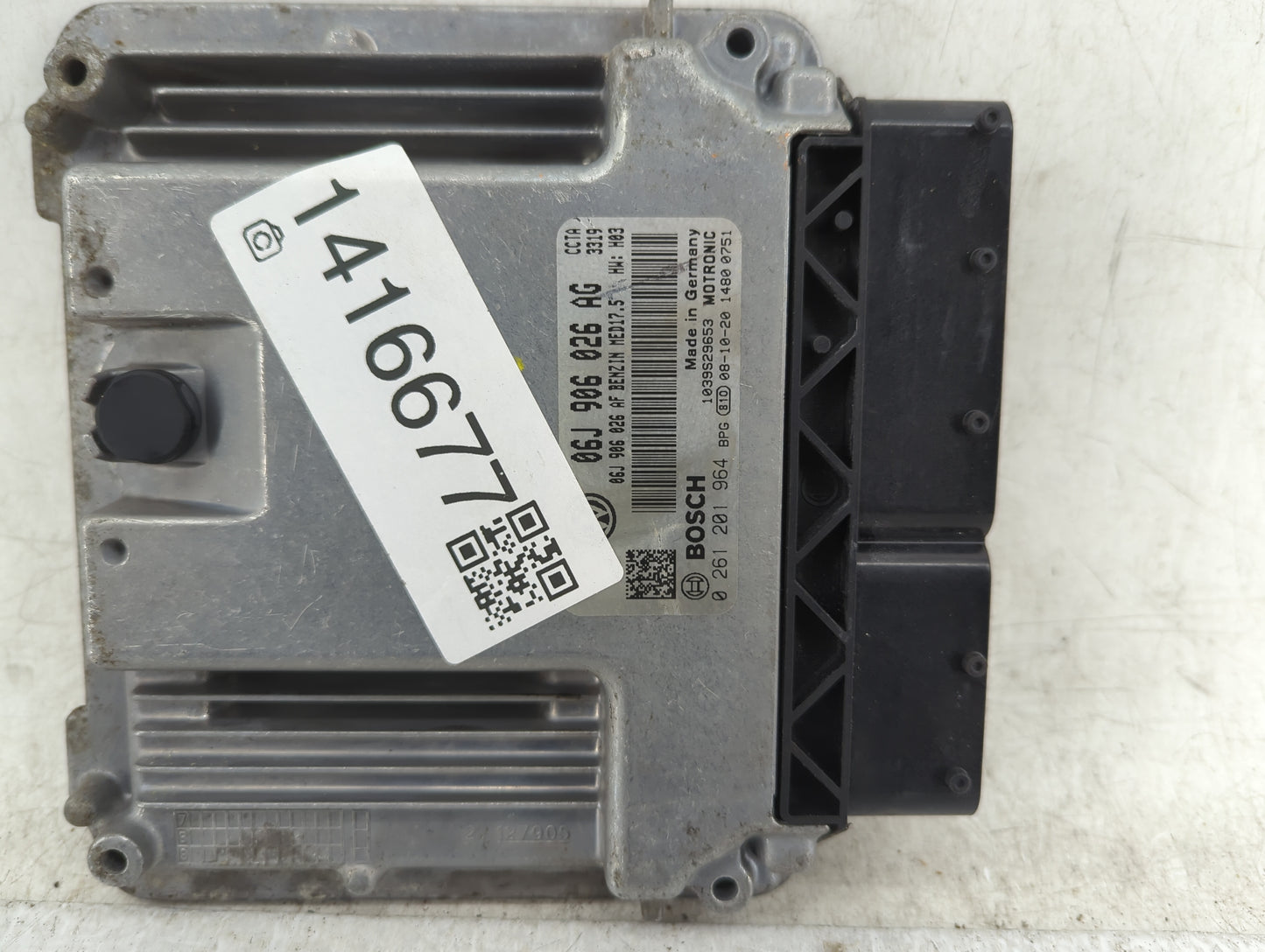 2009 Volkswagen Cc PCM Engine Control Computer ECU ECM PCU OEM P/N:06J 906 026 AG 0 251 201 964 Fits Fits 2008 OEM Used Auto