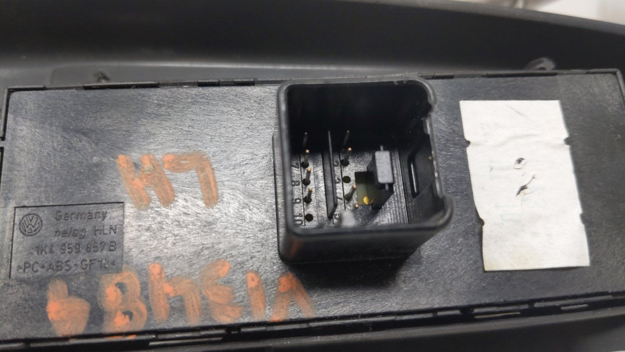 2009 Volkswagen Cc Master Power Window Switch Replacement Driver Side Left Fits OEM Used Auto Parts - Oemusedautoparts1.com
