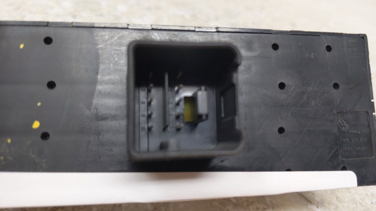 2009 Volkswagen Cc Master Power Window Switch Replacement Driver Side Left Fits OEM Used Auto Parts - Oemusedautoparts1.com