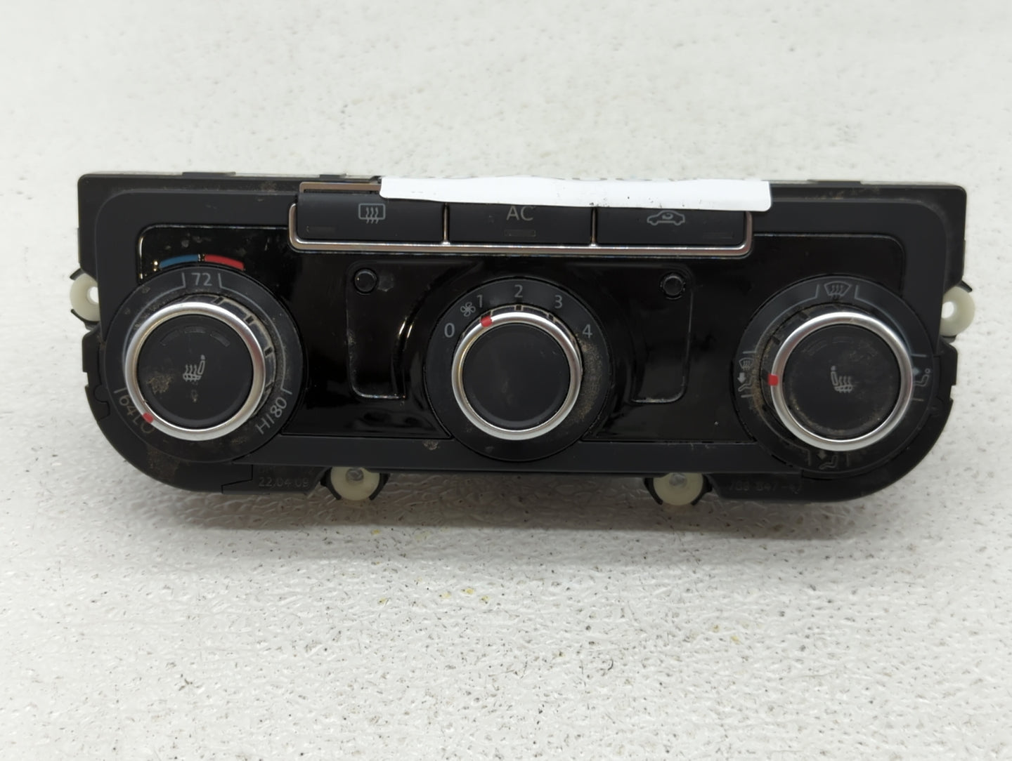 2009 Volkswagen Cc Climate Control Module Temperature AC/Heater Replacement P/N:3C8 907 336E Fits OEM Used Auto Parts - Oemu