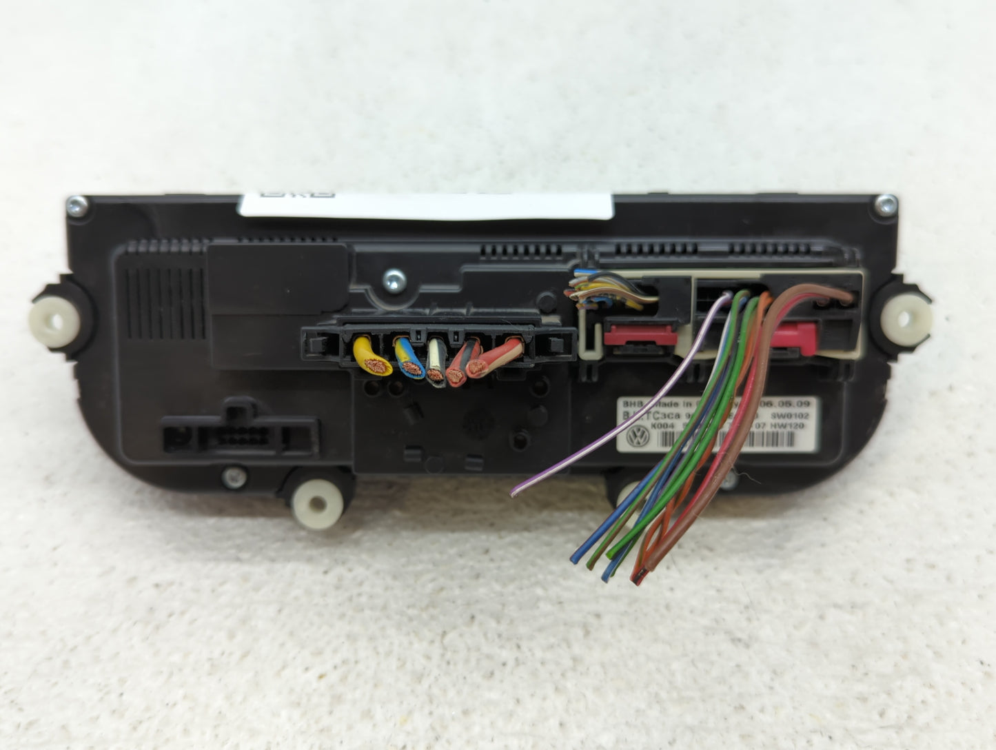 2009 Volkswagen Cc Climate Control Module Temperature AC/Heater Replacement P/N:3C8 907 336E Fits OEM Used Auto Parts - Oemu