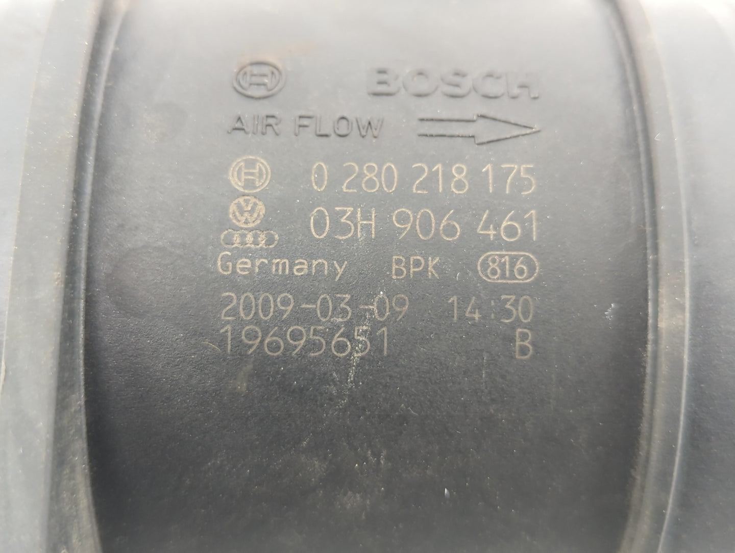 2009-2013 Volkswagen Cc Mass Air Flow Meter Maf - Oemusedautoparts1.com