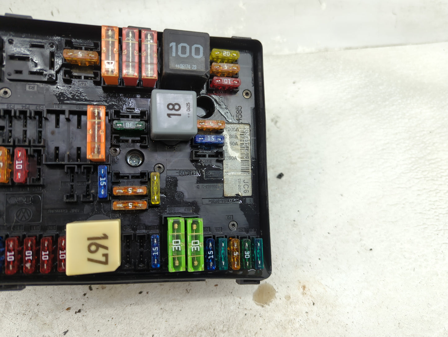 2007-2011 Volkswagen Eos Fusebox Fuse Box Panel Relay Module P/N:0-1718006-1 0-1418987-1 Fits Fits 2007 2008 2009 2010 2011 